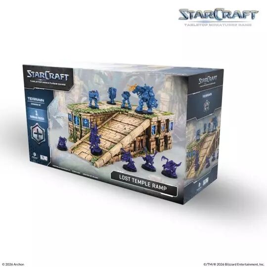 StarCraft - Lost Temple Ramp - Terrain Expansion Set - Archon Studio