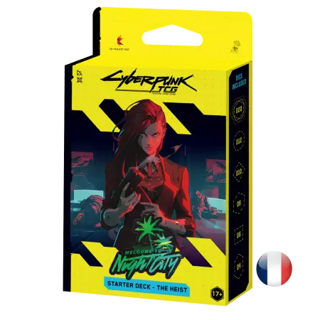 Cyberpunk TCG - Set 1 : Welcome to Night City Starter Deck The Heist - Fran&ccedil;ais