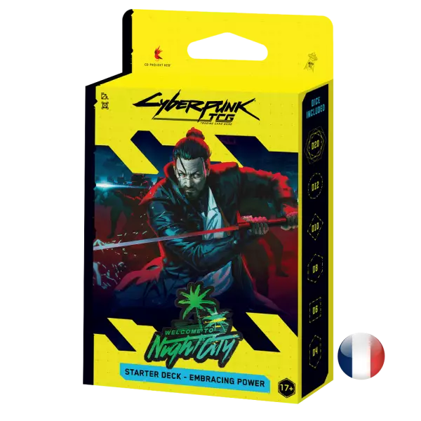 Cyberpunk TCG - Set 1 : Welcome to Night City Starter Deck Embracing Power - Fran�ais