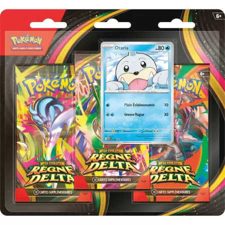 Pok&eacute;mon Mega Evolution : R&egrave;gne Delta (ME06) : Pack 3 Boosters (Tripack)