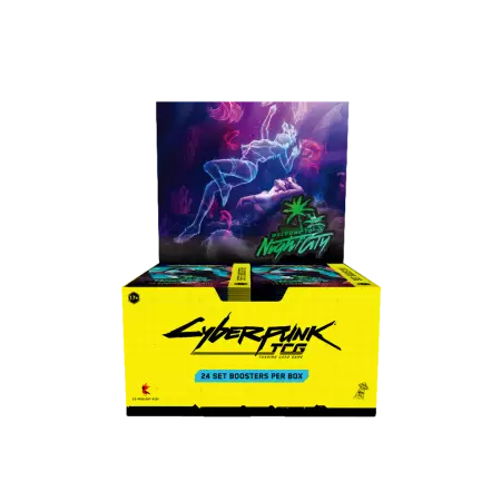 Cyberpunk TCG - Set 1 : Welcome to Night City Display 24 Boosters - English