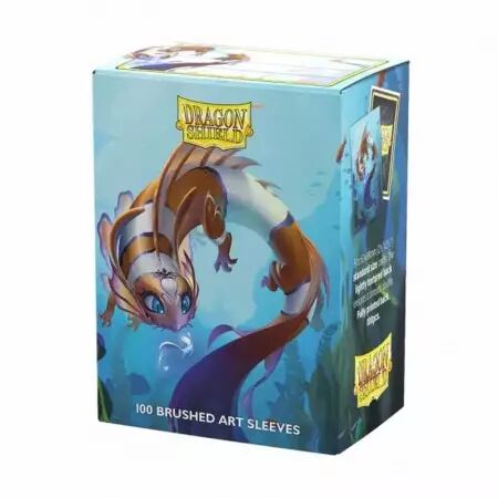 100 Brushed Art Sleeves - The Cinderfin - Dragon Shield Standard Size