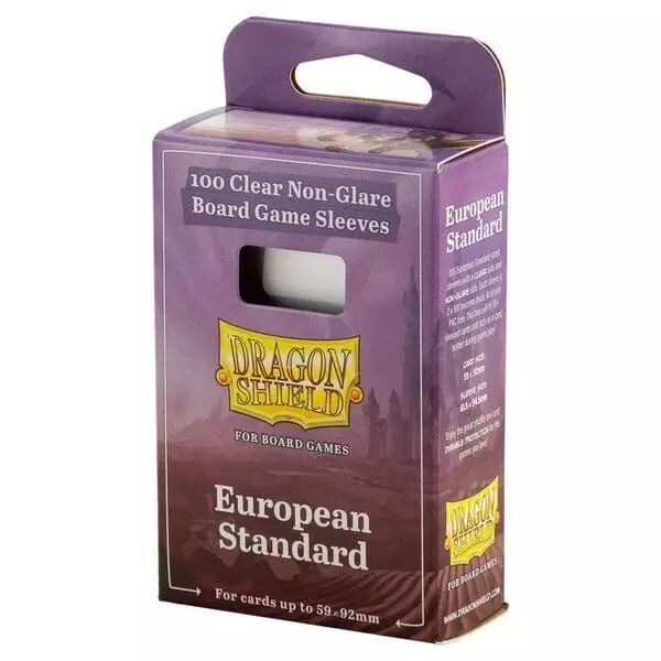 100 Dragon Shield : European Standard 59x92mm 