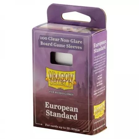 100 Dragon Shield : European Standard 59x92mm 