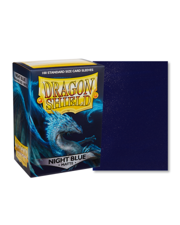 100 Dragon Shield - Standard sleeves - Matte Night Blue