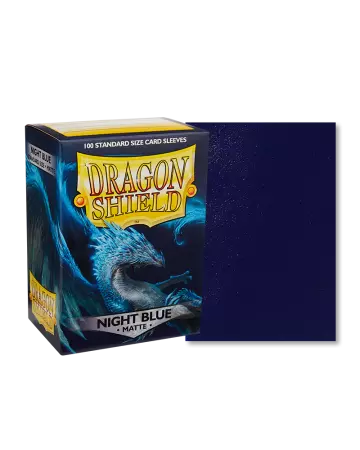 100 Dragon Shield - Standard sleeves - Matte Night Blue