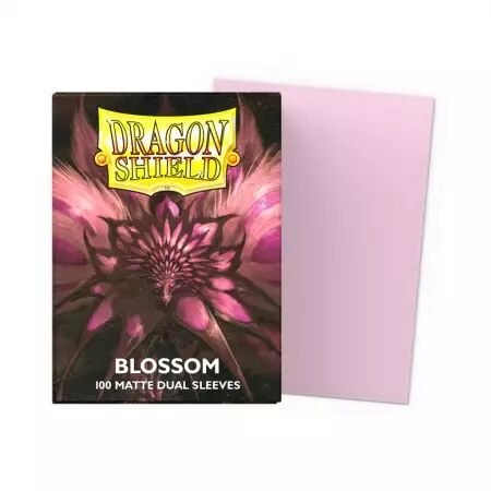 100 Dragon Shield Dual Matte : Blossom