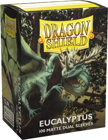 100 Dragon Shield Dual Matte : Eucalyptus Lehel