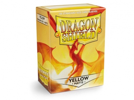 100 Dragon Shield Dual Matte : Yellow