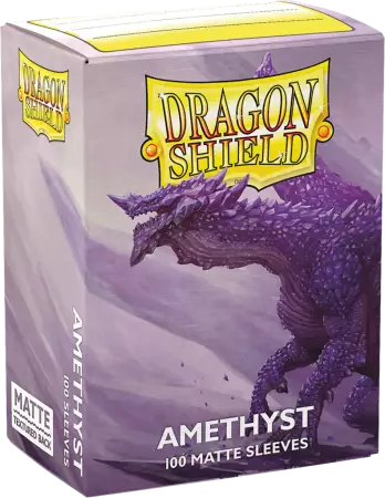 100 Dragon Shield Matte : Amethyst