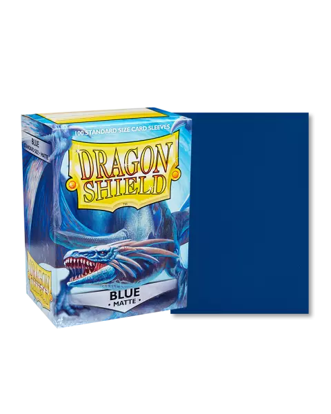 100 Dragon Shield Matte : Blue