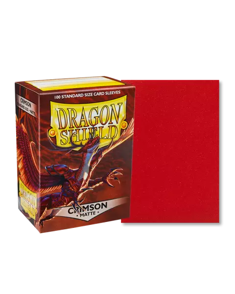 100 Dragon Shield Matte�: Crimson