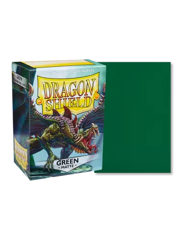 100 Dragon Shield Matte : Green