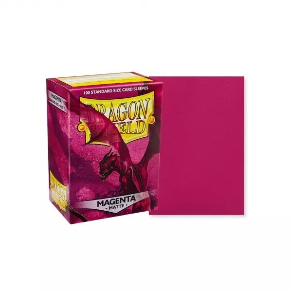 100 Dragon Shield Matte : Magenta