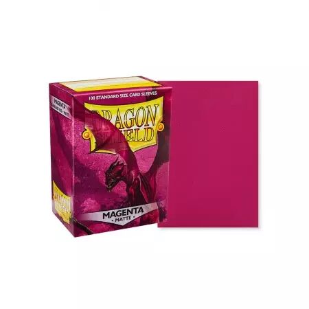 100 Dragon Shield Matte : Magenta