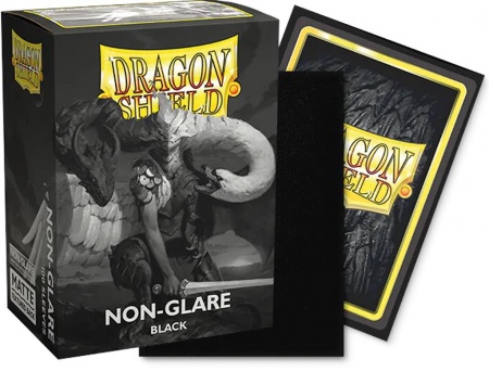 100 Dragon Shield Matte : Non Glare black