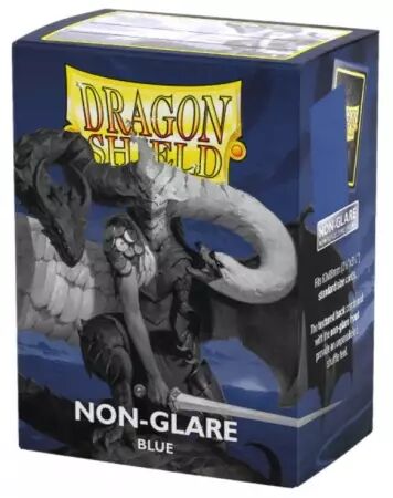 100 Dragon Shield Matte : Non Glare Blue