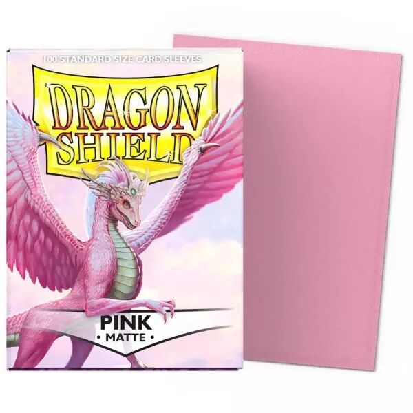 100 Dragon Shield Matte : Pink