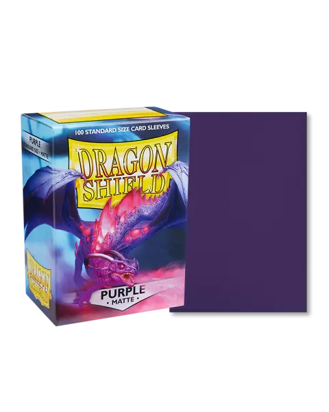 100 Dragon Shield Matte : Purple