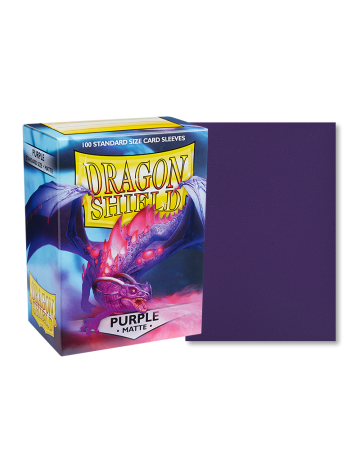 100 Dragon Shield Matte : Purple