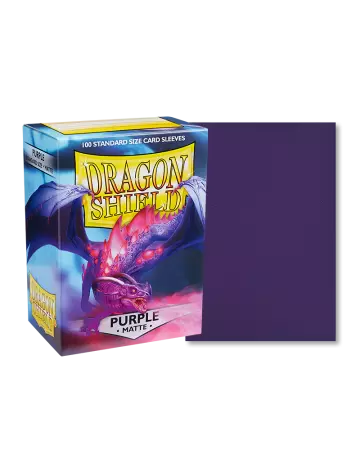 100 Dragon Shield Matte : Purple