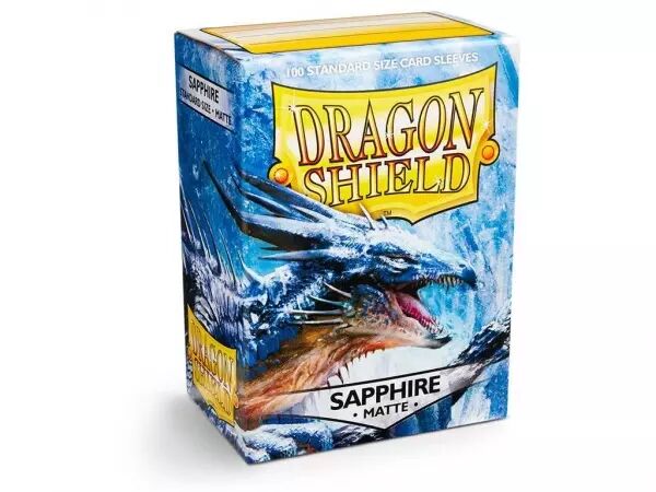100 Dragon Shield Matte : Sapphire