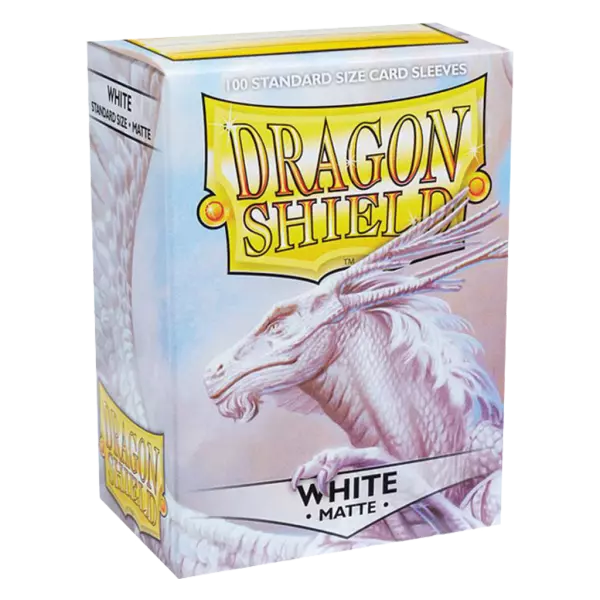 100 Dragon Shield Matte : White