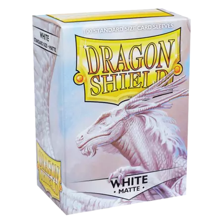100 Dragon Shield Matte : White
