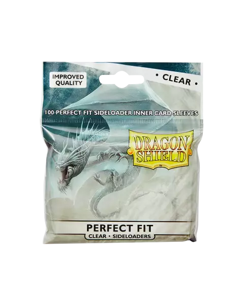 100 Dragon Shield Perfect Fit : Sideloaders Clear