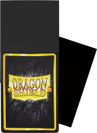 100 Dragon Shield Perfect Fit : Thick Black