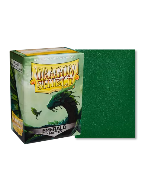 100 Dragon Shield Standard sleeves : Emerald