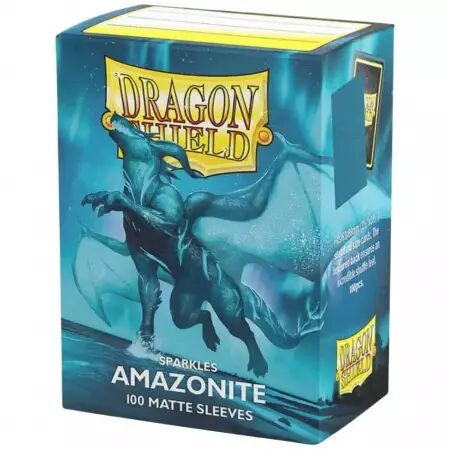 100 Dragon Shield Standard Sleeves : Matte Amazonite