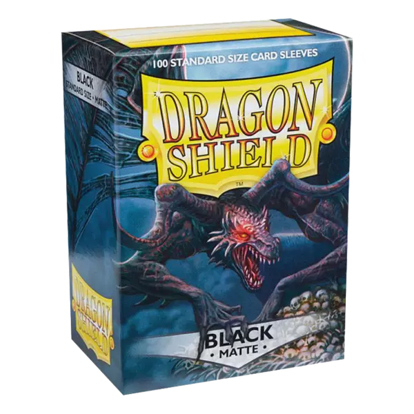 100 Dragon Shield Standard sleeves : Matte Black