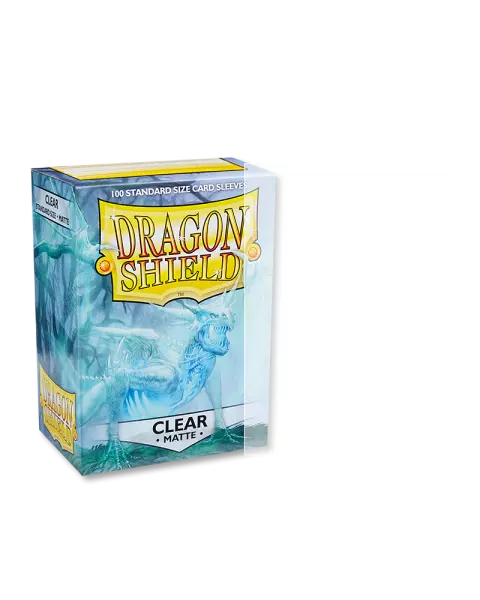 100 Dragon Shield Standard Sleeves : Matte Clear