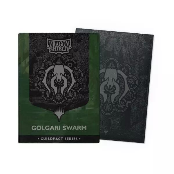 100 Dragon Shield Standard sleeves : Matte Dual Gruul Clans  - Guildpact Series