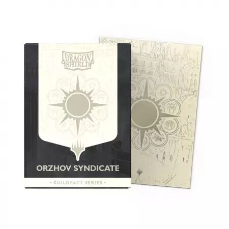 100 Dragon Shield Standard sleeves : Matte Dual Orzhov Syndicate  - Guildpact Series