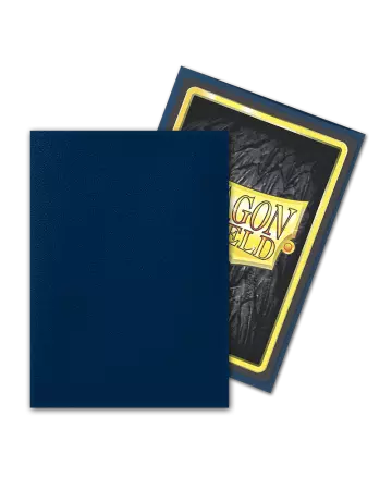100 Dragon Shield Standard sleeves : Matte Midnight Blue