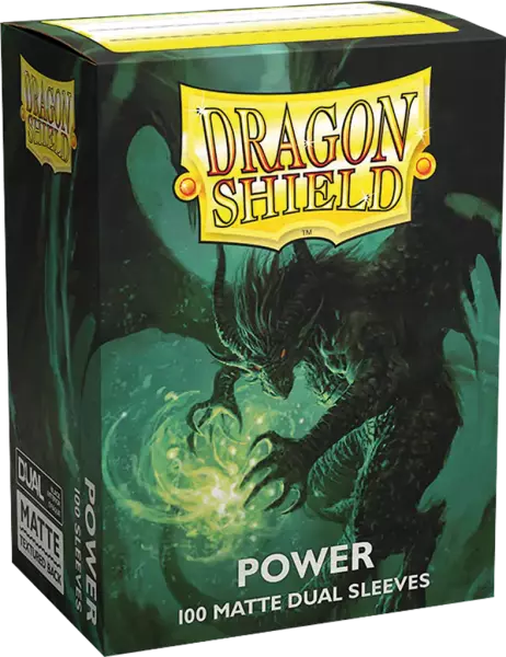 100 Dragon Shield Standard Sleeves : Matte Power
