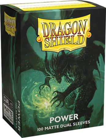 100 Dragon Shield Standard Sleeves : Matte Power