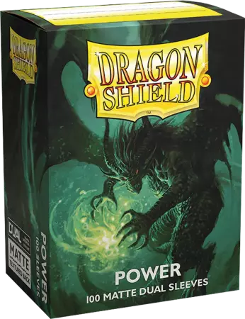 100 Dragon Shield Standard Sleeves : Matte Power