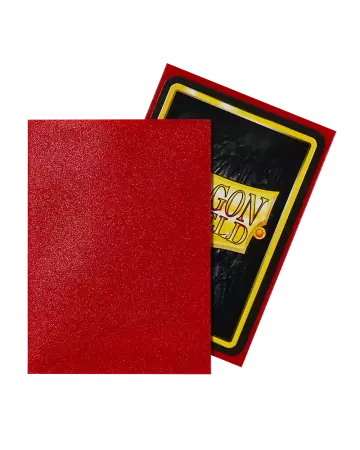 100 Dragon Shield Standard sleeves : Matte Ruby