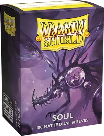 100 Dragon Shield Standard Sleeves : Matte Soul