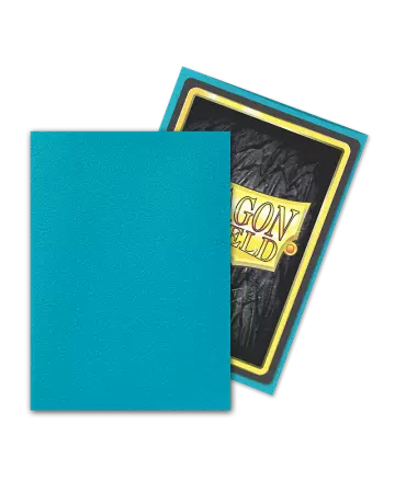 100 Dragon Shield Standard sleeves : Matte Turquoise