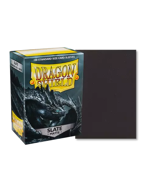 100 Dragon Shield Standard Sleeves Matte : Slate