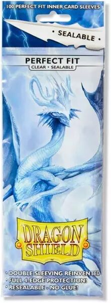 100 Inner Sleeves Standard Perfect Fit Clear Sealable