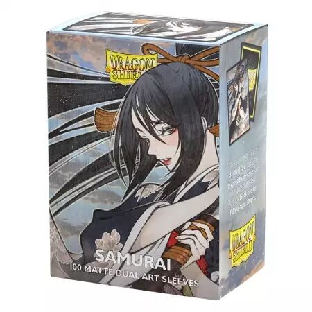 100 Matte Art Sleeves - Samurai - Dragon Shield Standard Size