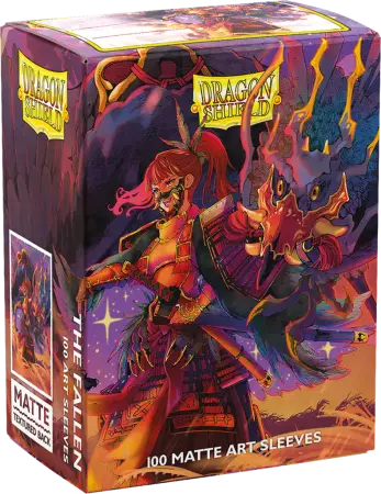 100 Matte Art Sleeves - The Fallen - Dragon Shield Standard Size