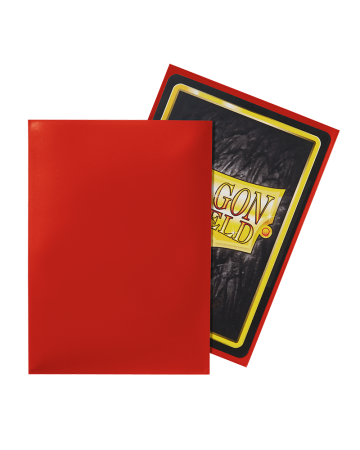 100 Sleeves Dragon Shield : Classic Crimson