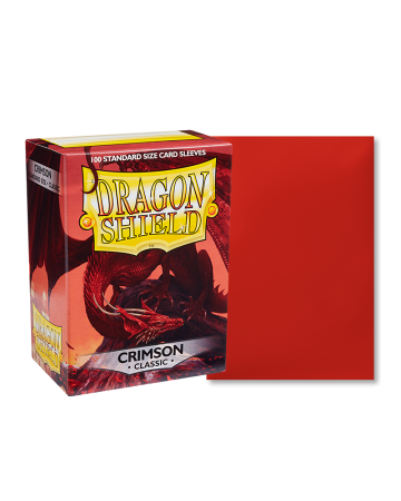 100 Sleeves Dragon Shield : Classic Crimson