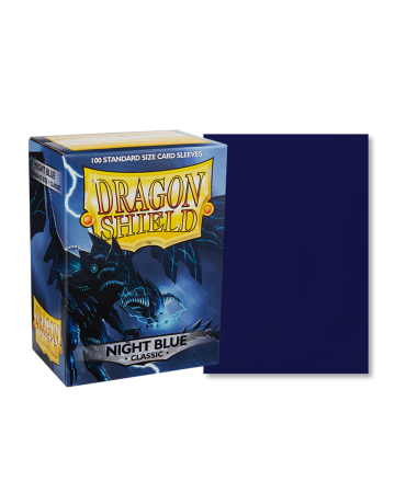 100 Sleeves Dragon Shield : Classic Night Blue